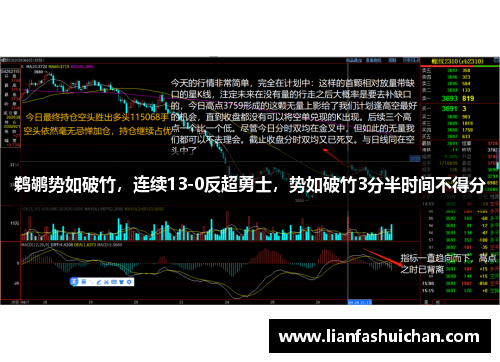 鹈鹕势如破竹，连续13-0反超勇士，势如破竹3分半时间不得分